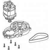 Электродвигатель в сборе для газонокосилки Gardena PowerMax 36 E, Гард (5796575-01)