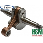 Коленвал Saber до бензопил Hu 340, 345, 350, JO 2141, 2145, 2150, Сабер (64-040)
