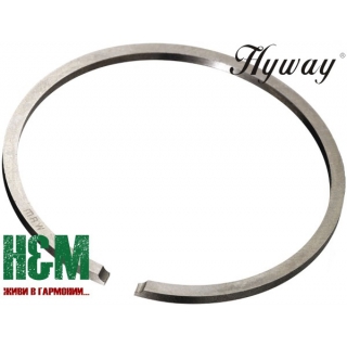 Поршневое кольцо Hyway D48 для бензопил Oleo-Mac 962, 965, Efco 162, 165