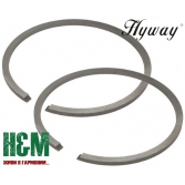 Поршневые кольца Hyway D42 для бензопил St 025, мотокос St FS 450, 480, Хивей (PR000057)