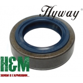 Сальник коленвала Hyway 15x22x4 для бензопил St MS 261, 341, 361, 362, 441, 650, 660, бензорезов St TS 410, 420, Хивей (OS000010)