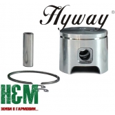 Поршень Hyway D45 для бензопил Hu 51, JO, Хивей (PK000033)
