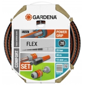 Шланг садовый поливочный Gardena Flex Comfort, 1/2", 20, комплект, Гард (18034-20.000.00)