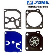 Мембраны GND-29 карбюратора Zama для высоторезов Hu 325, 327, ледобуров Hu 326