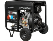 Дизельный генератор Hyundai DHY 8000LE-3 + колеса