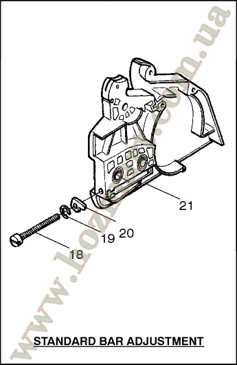 Крышка тормоза цепи Husqvarna 142