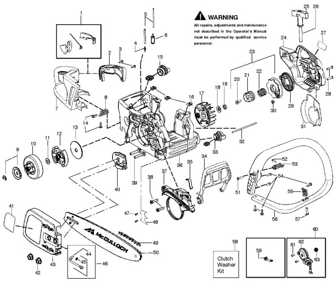 Барабан зчеплення 3/8"x6 до бензопил McC, Partner, Jon, 5300579-05