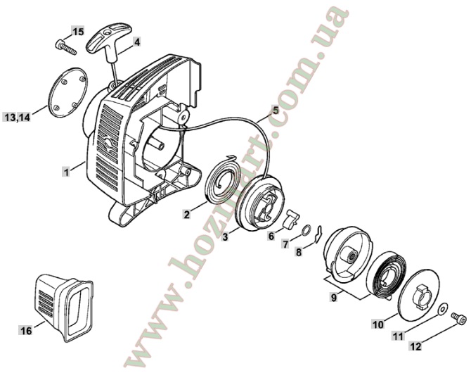 Стартер ErgoStart Stihl FS 55